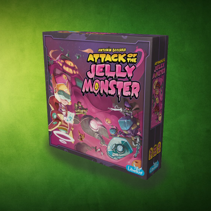 Attack of the Jelly Monster Boardgame LIBELLUD